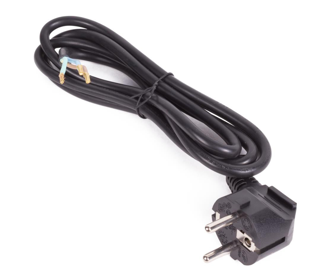 Connecting cable + earth connector 1.8 m black