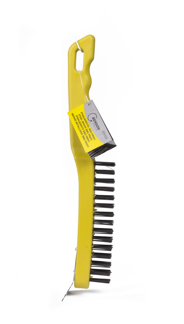 Brosse métallique avec grattoir BBQ profi