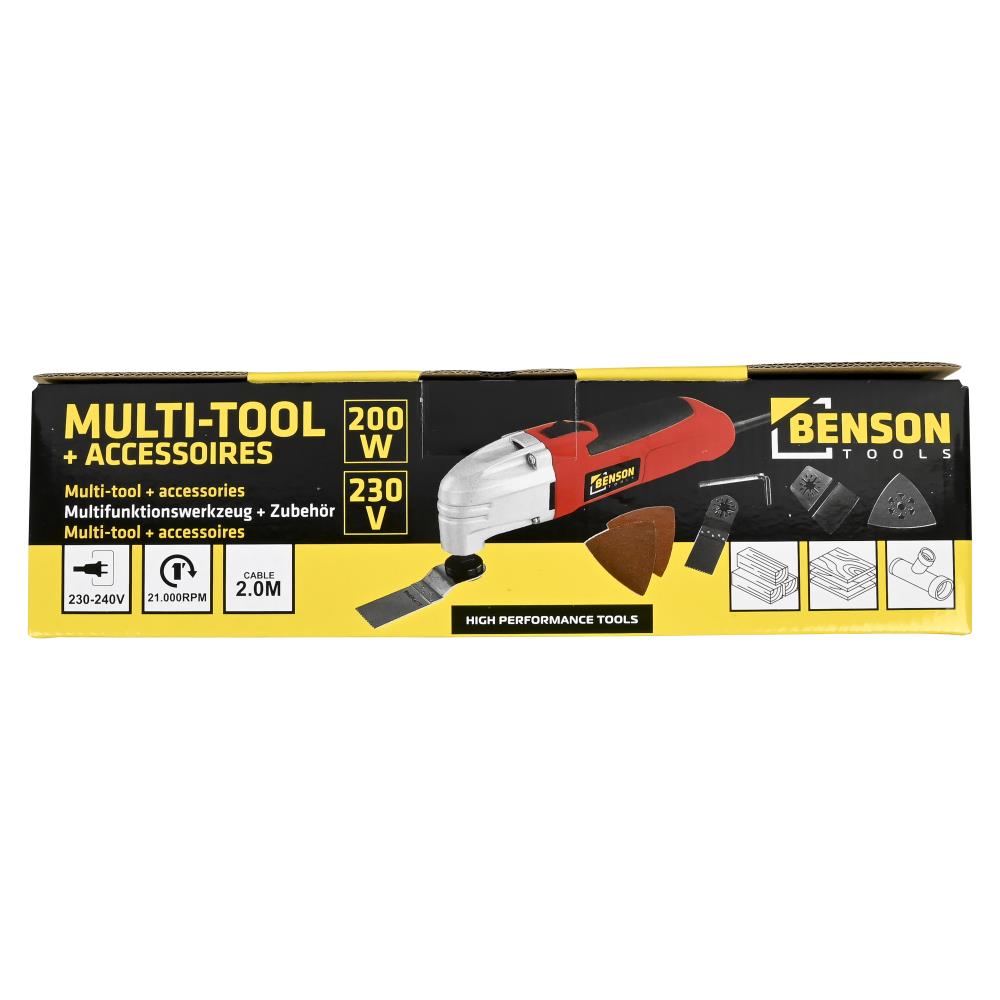 Multi-tool 200W 230V 7 pcs