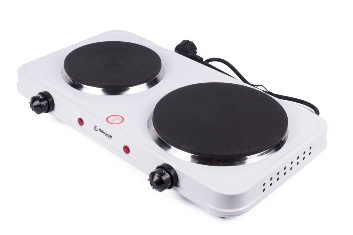 Kochplatte weiss doppelt 1000/1500W