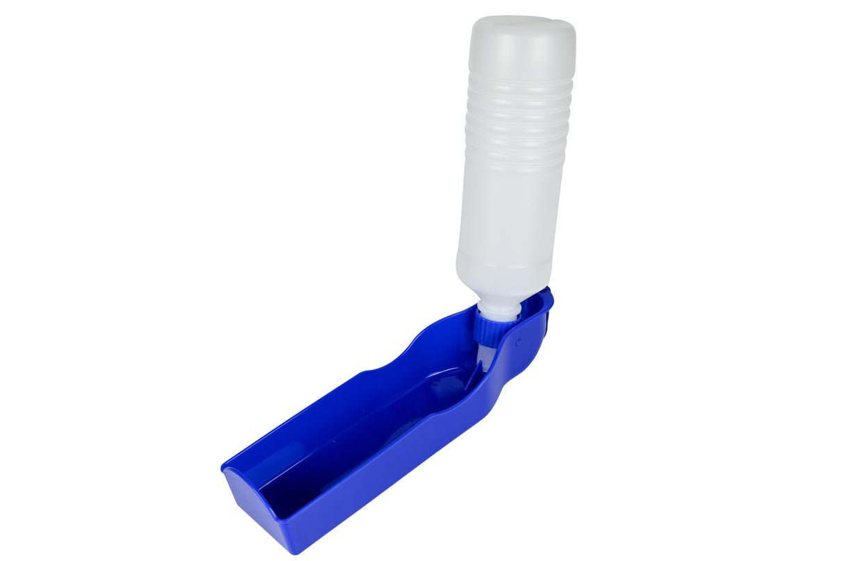 Bouteille portabel pour chien bleu