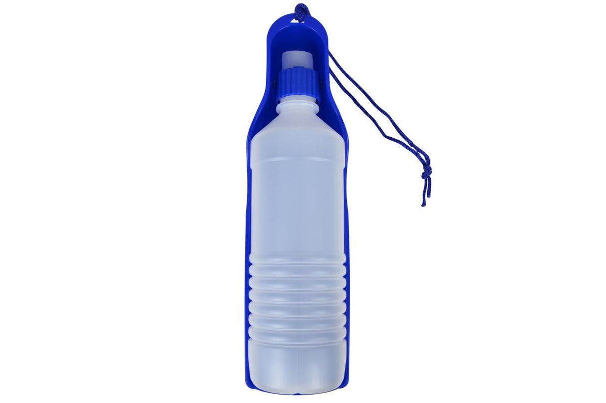 Bouteille portabel pour chien bleu