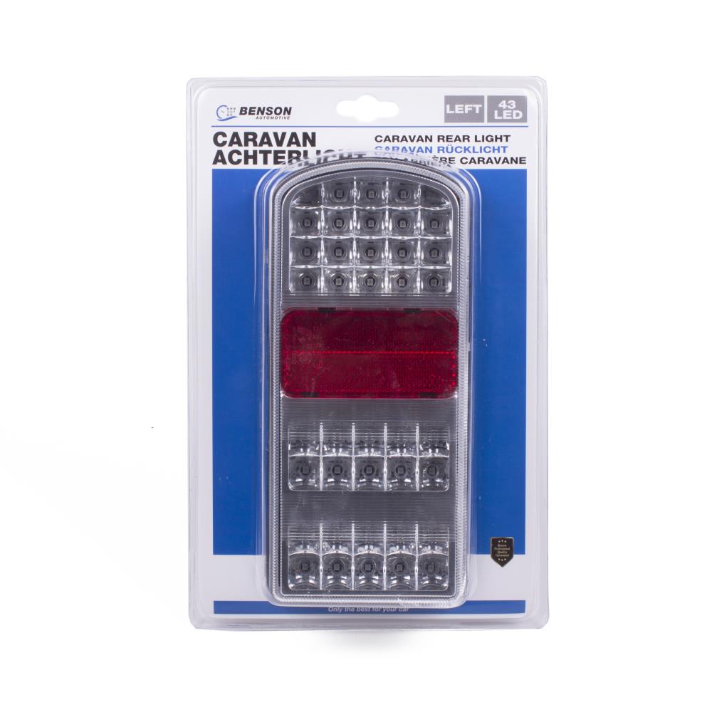 Caravan rear light 43 LED left E4
