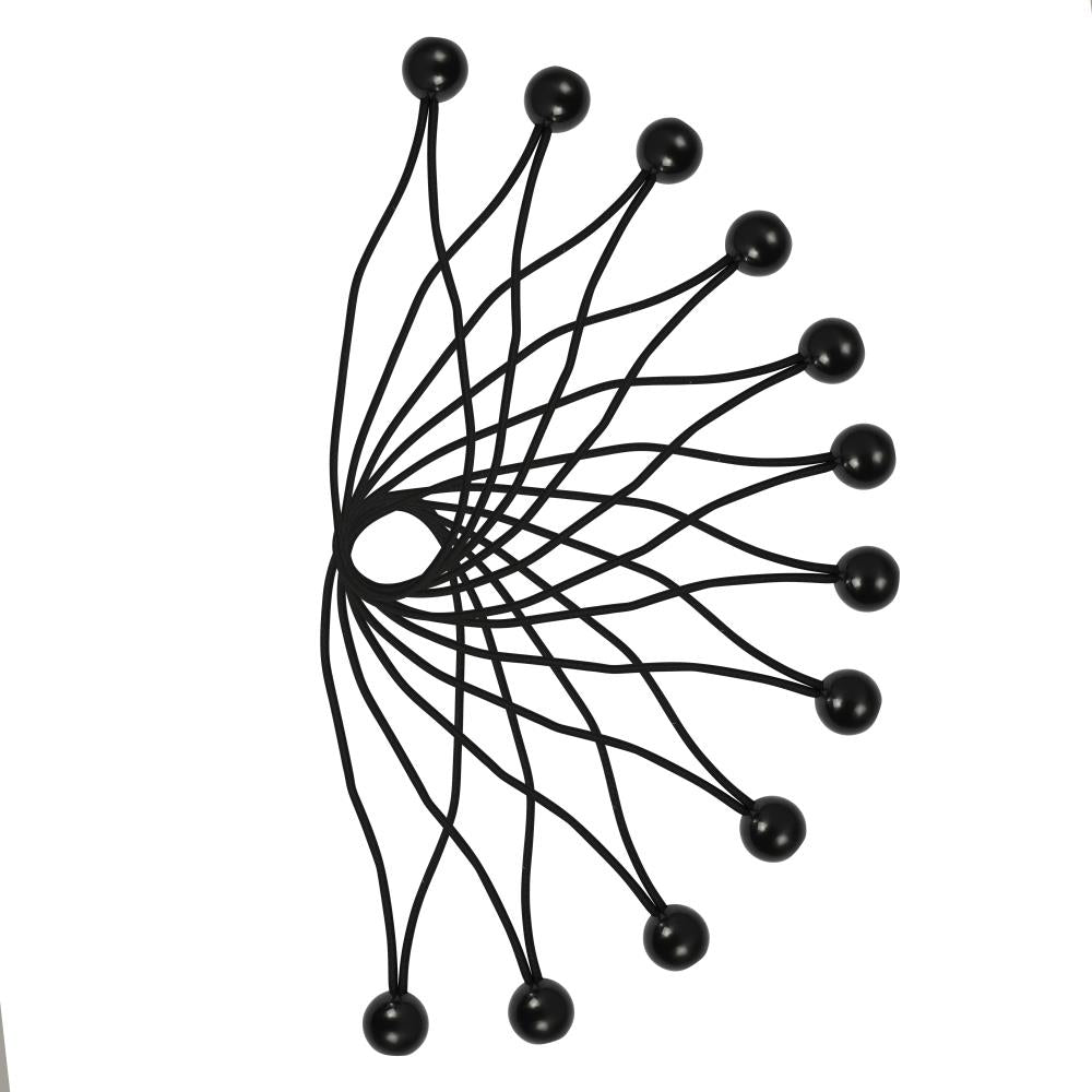 Elastic with ball 12 pcs +/- 24 cm