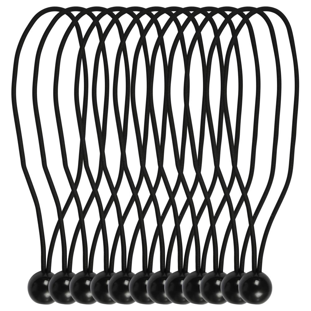 Elastic with ball 12 pcs +/- 24 cm