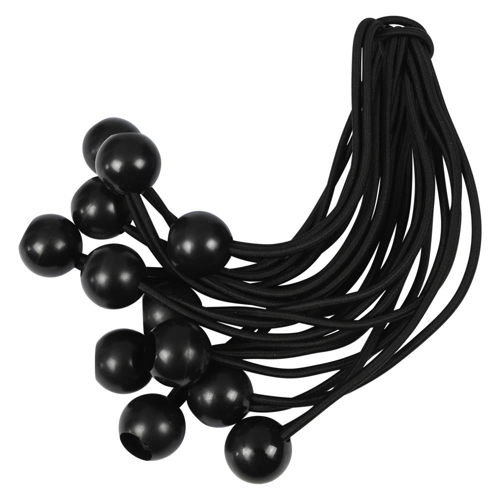 Elastic with ball 12 pcs +/- 24 cm