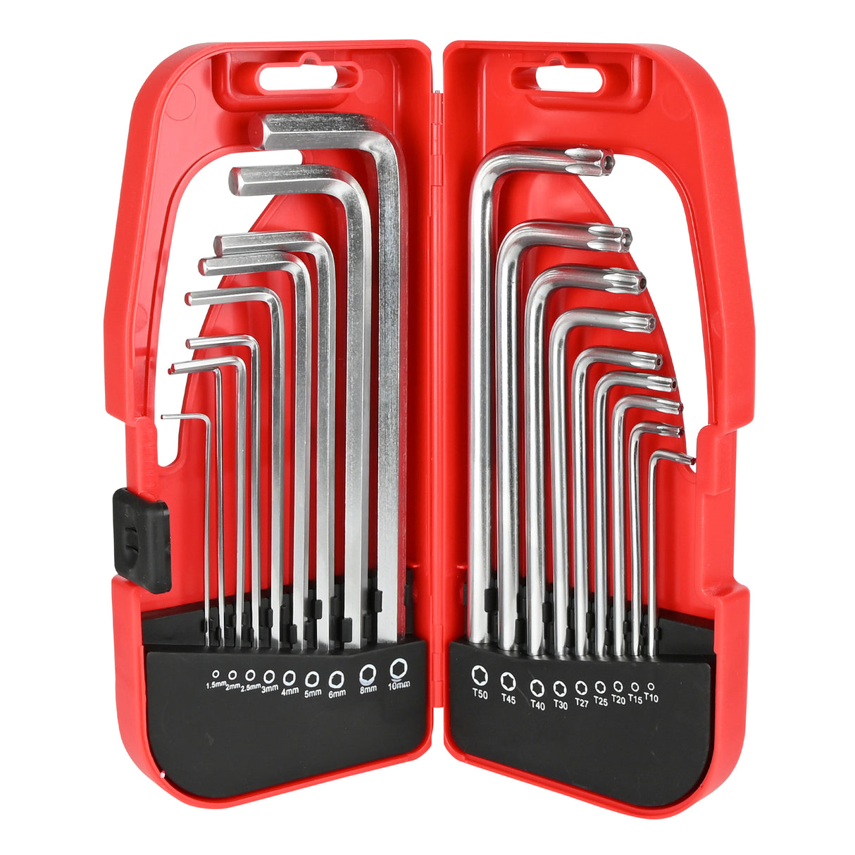 Jeu de clés six pans + torx longue 18 pcs profi