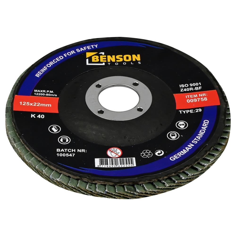 Disque à lamelles 125 mm k 40