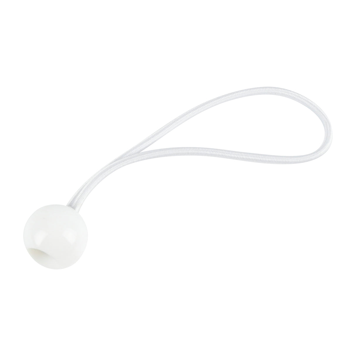 Élastique avec bille blanc 12 pcs +/- 17 cm