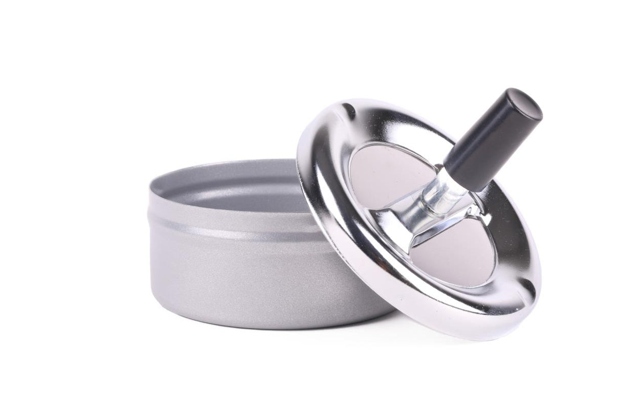 Ashtray rotating