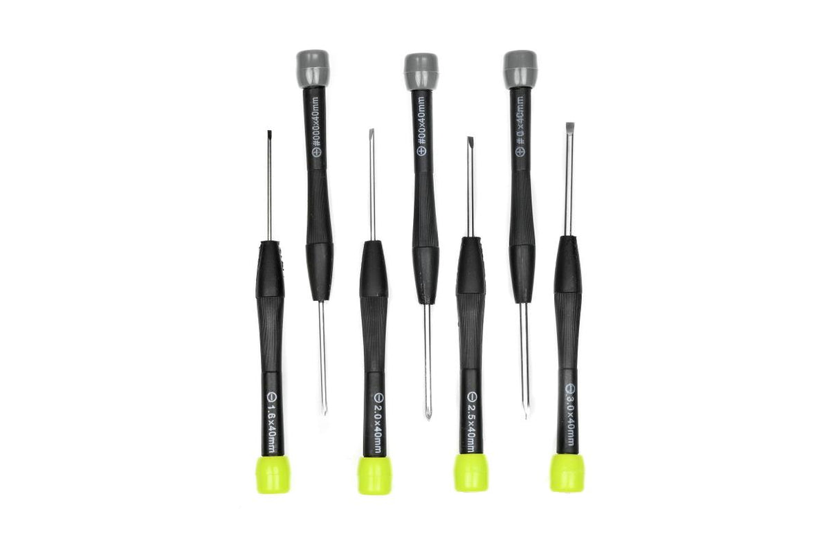 Screwdriver set precision 7 pcs deluxe