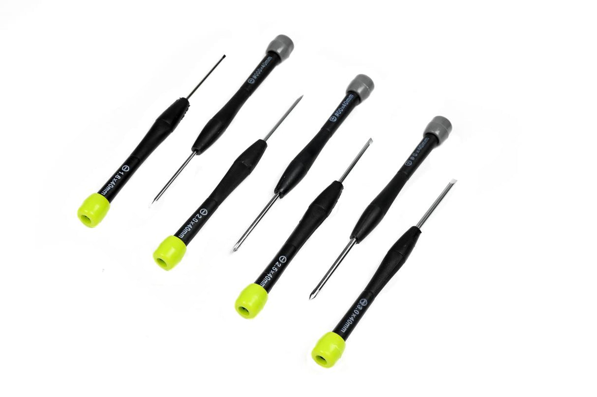 Screwdriver set precision 7 pcs deluxe
