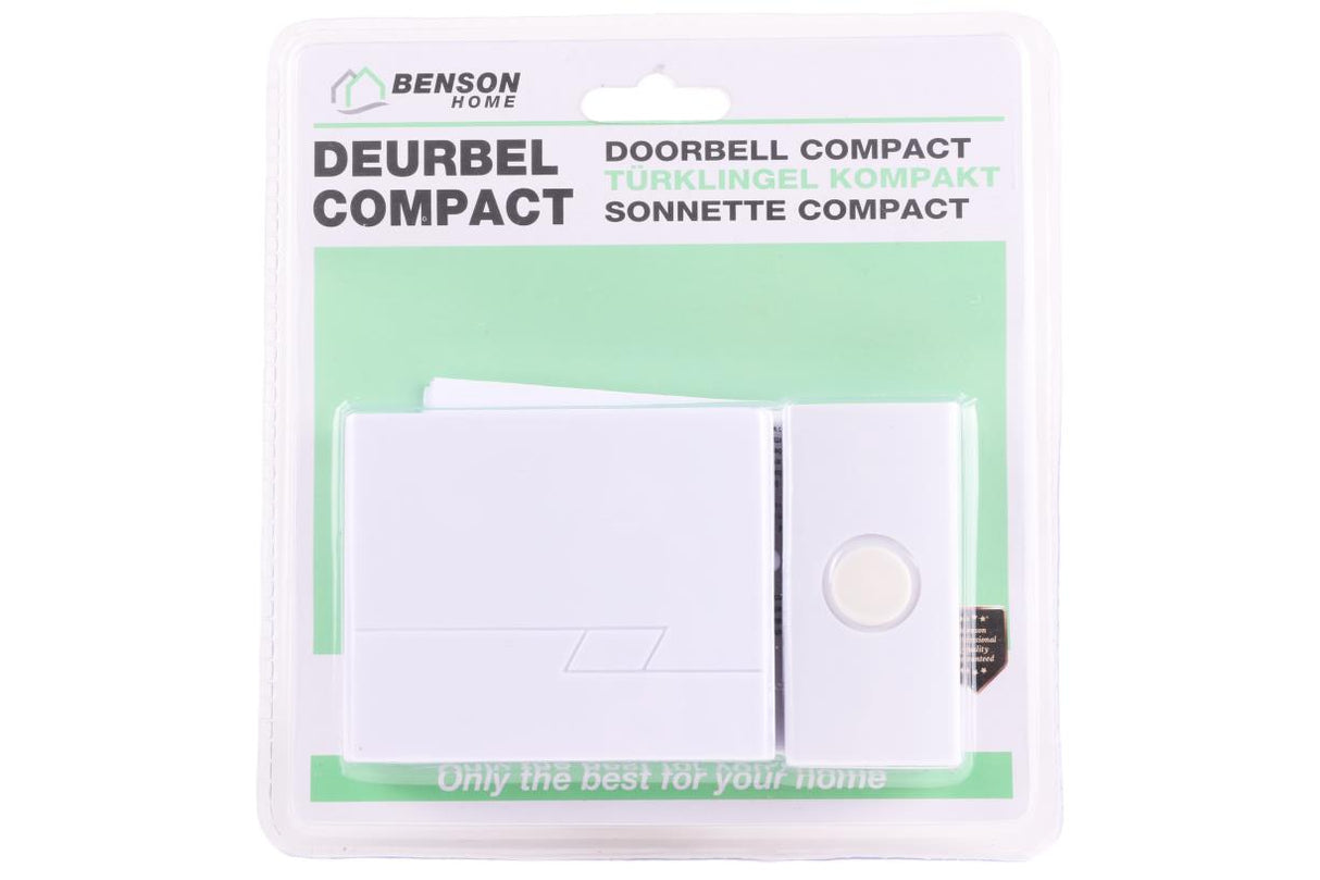 Doorbell wireless 16 tunes compact