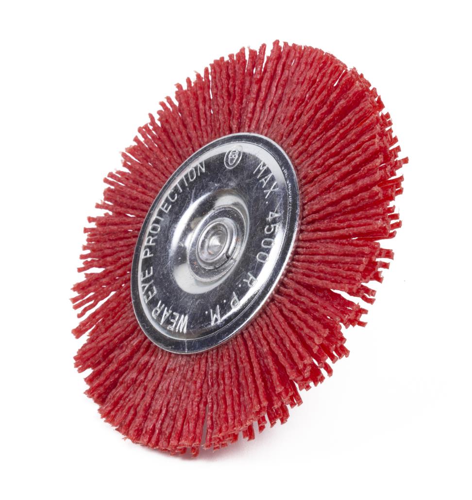 Nylon wheel brush for drill 100 mm