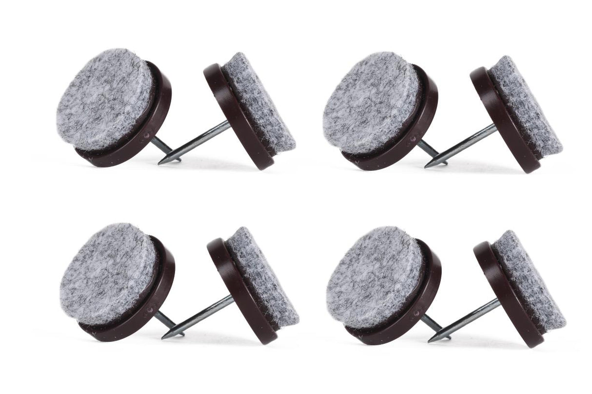 Anti-scratch felt nail-on 8 pcs 24 mm