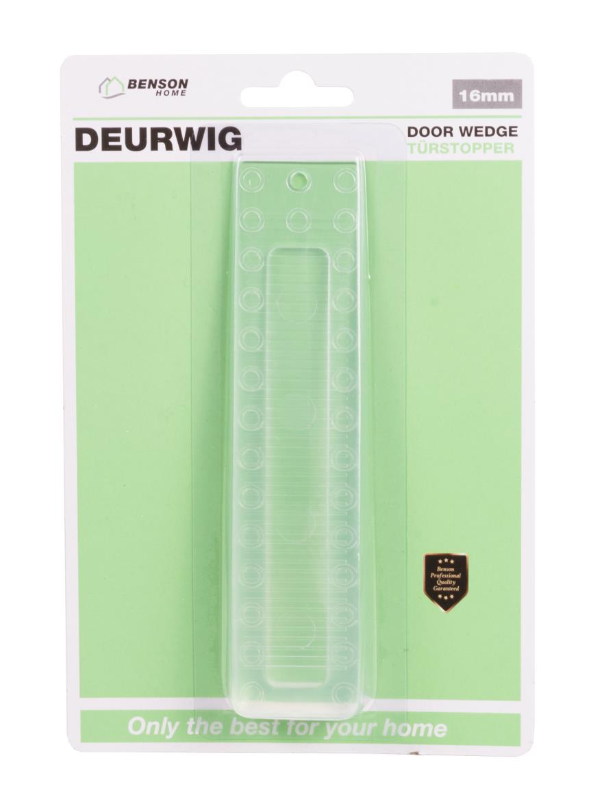 Cale-porte 21 mm transparent