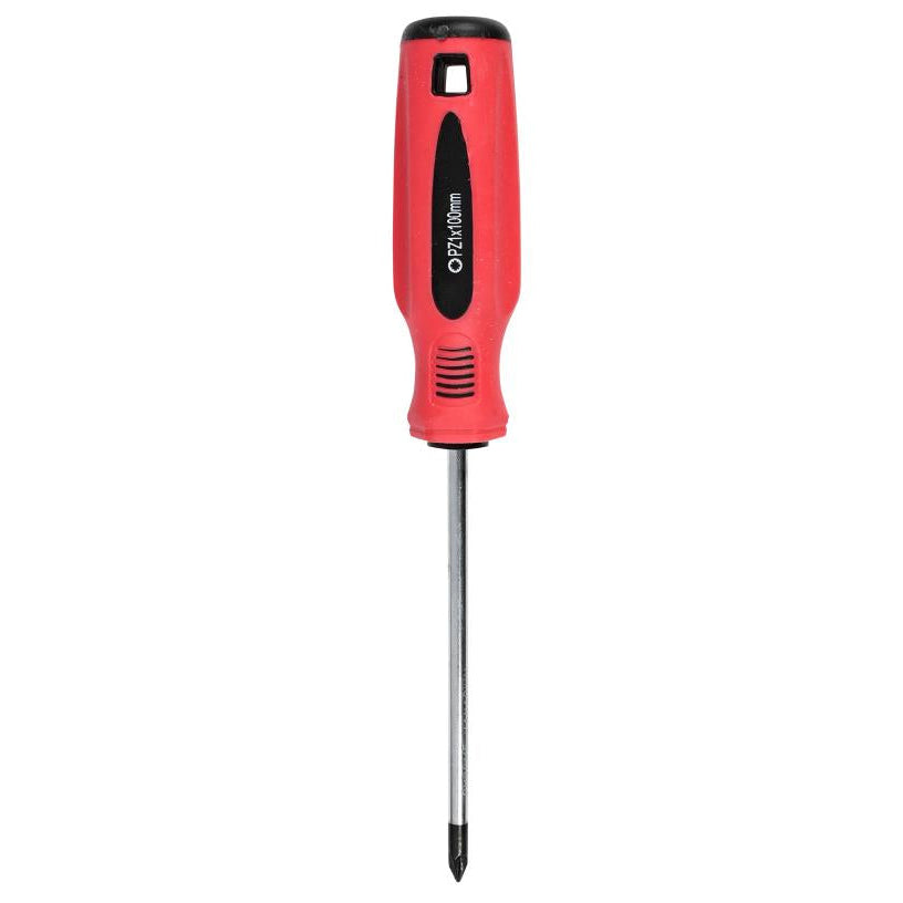 Schroevendraaier pozi PZ1 x 100 rood/zwart Cr-V