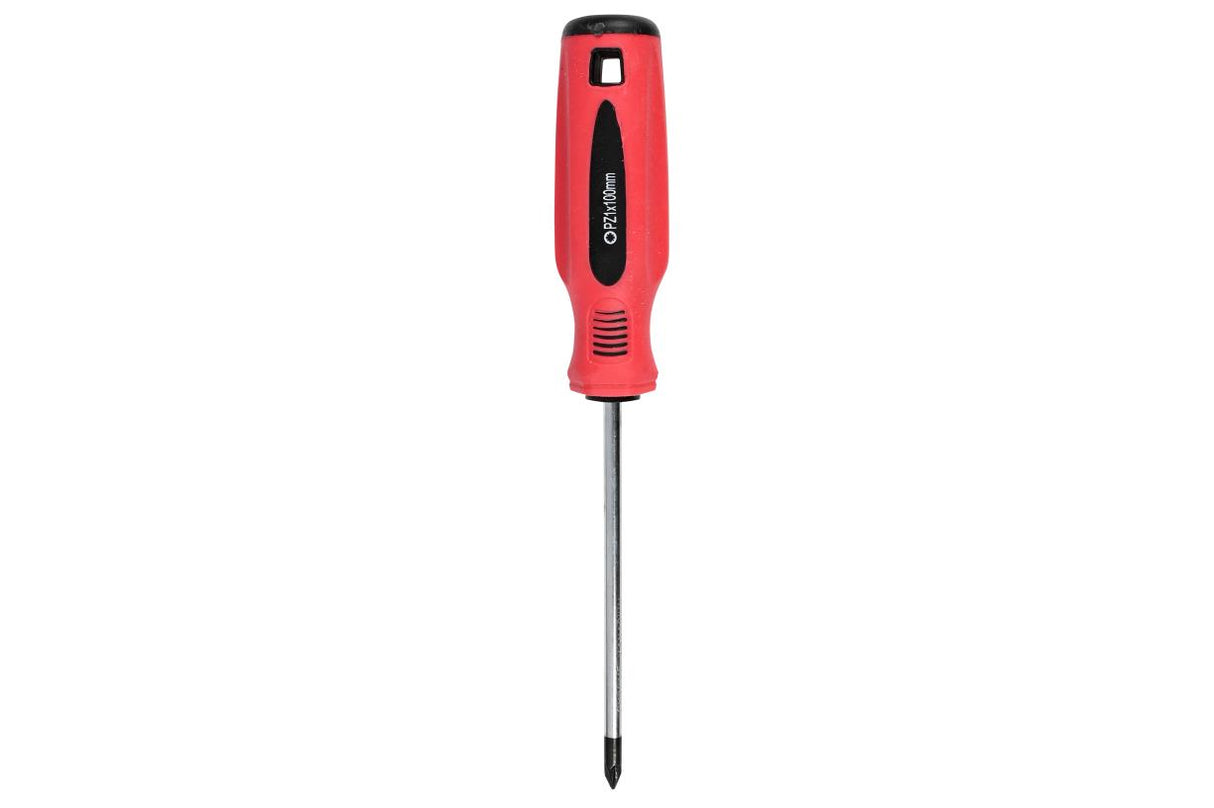 Screwdriver pozi PZ1 x 100 red/black Cr-V