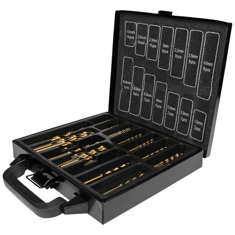 Jeu de forets 101 pcs HSS cobalt coated
