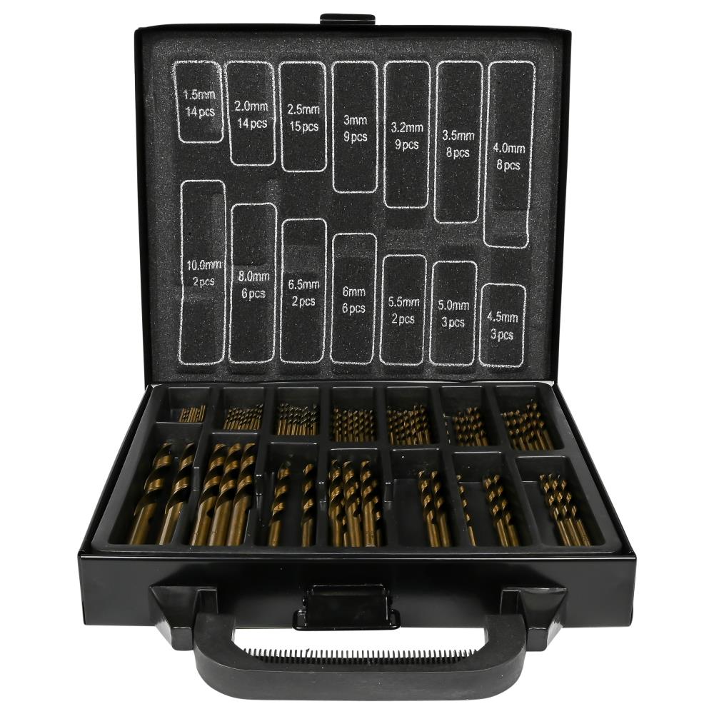 Jeu de forets 101 pcs HSS cobalt coated