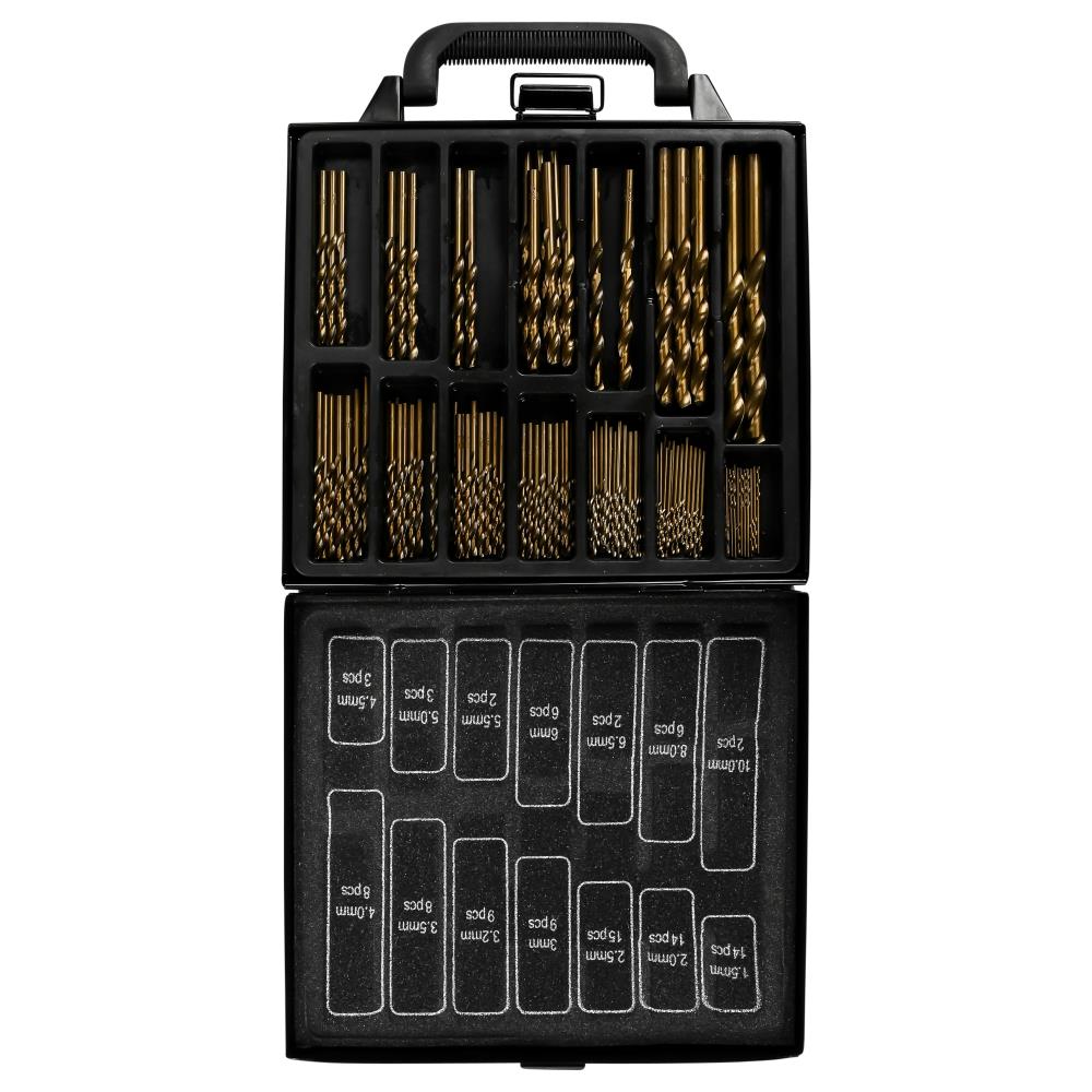 Jeu de forets 101 pcs HSS cobalt coated