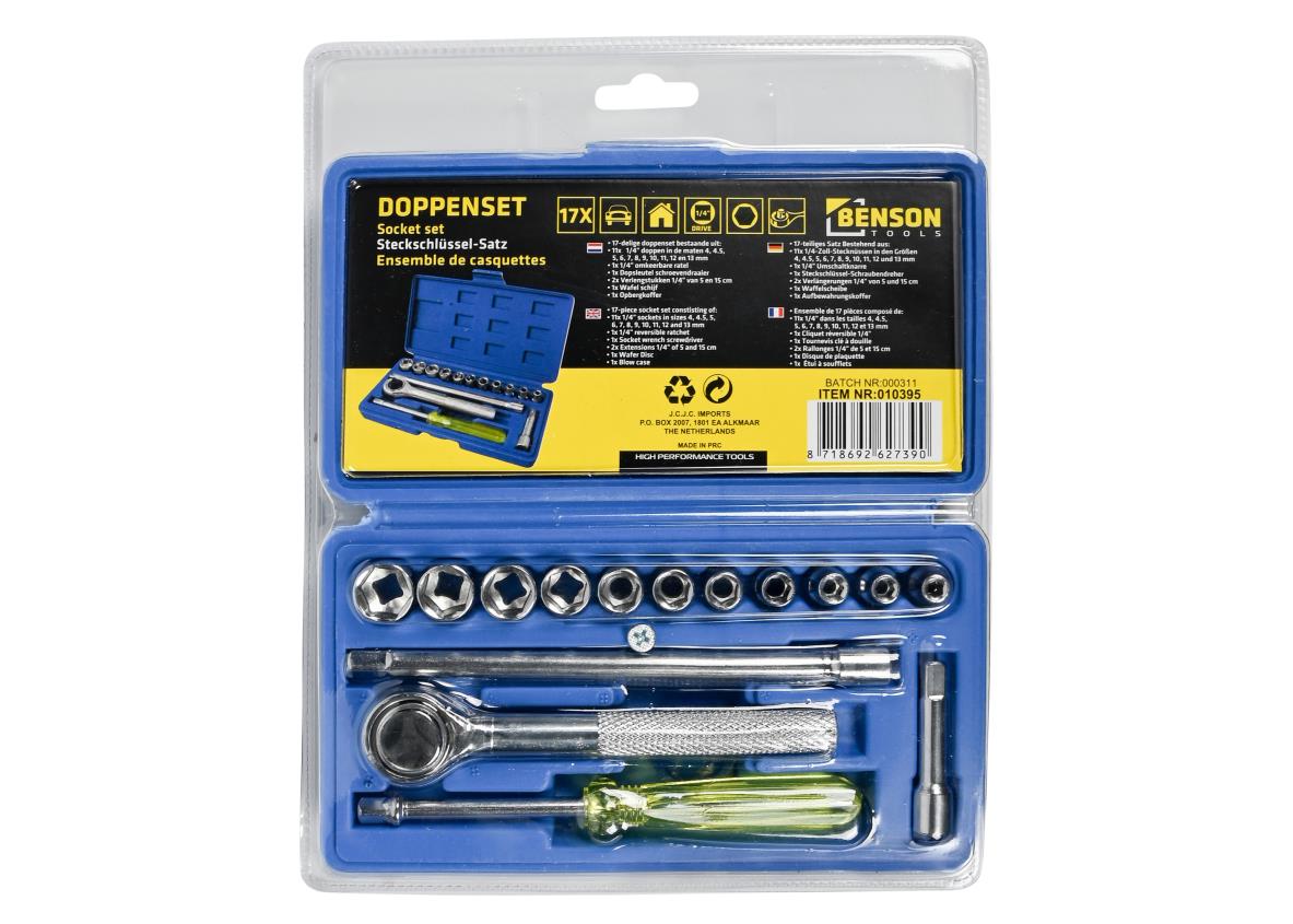 Socket set 17 pcs