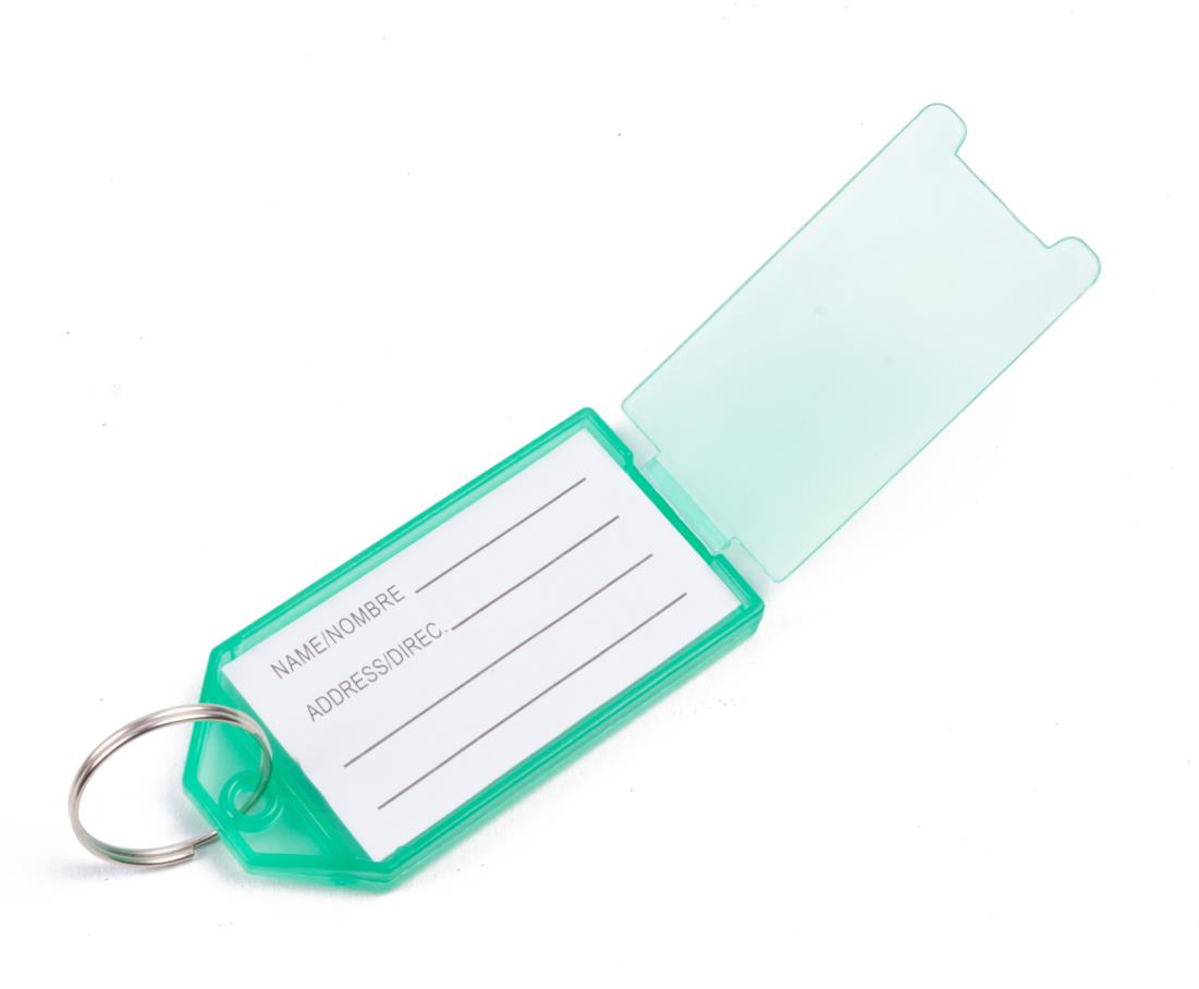 Porte clé étiquette 8 pcs easy click