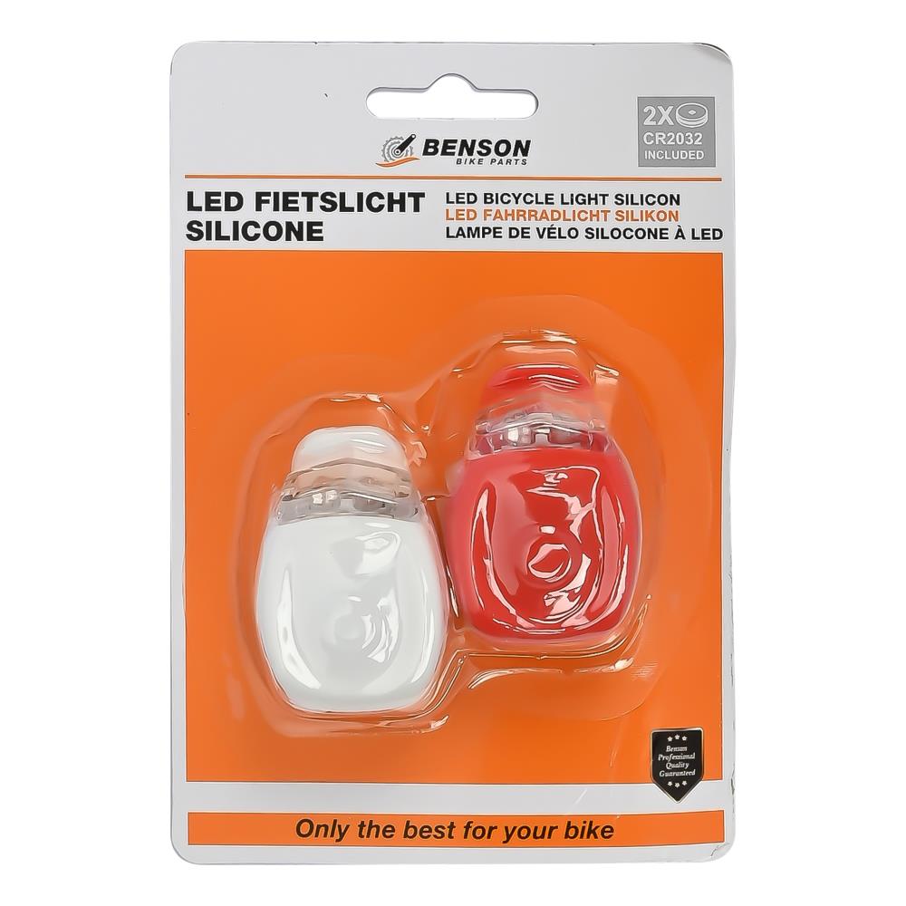 Bike light LED 2 pcs silicone