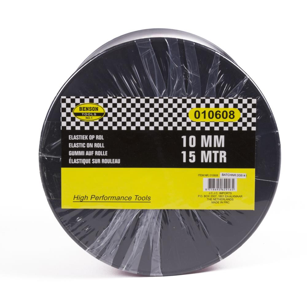 Elastiek op rol 10 mm 15 mtr