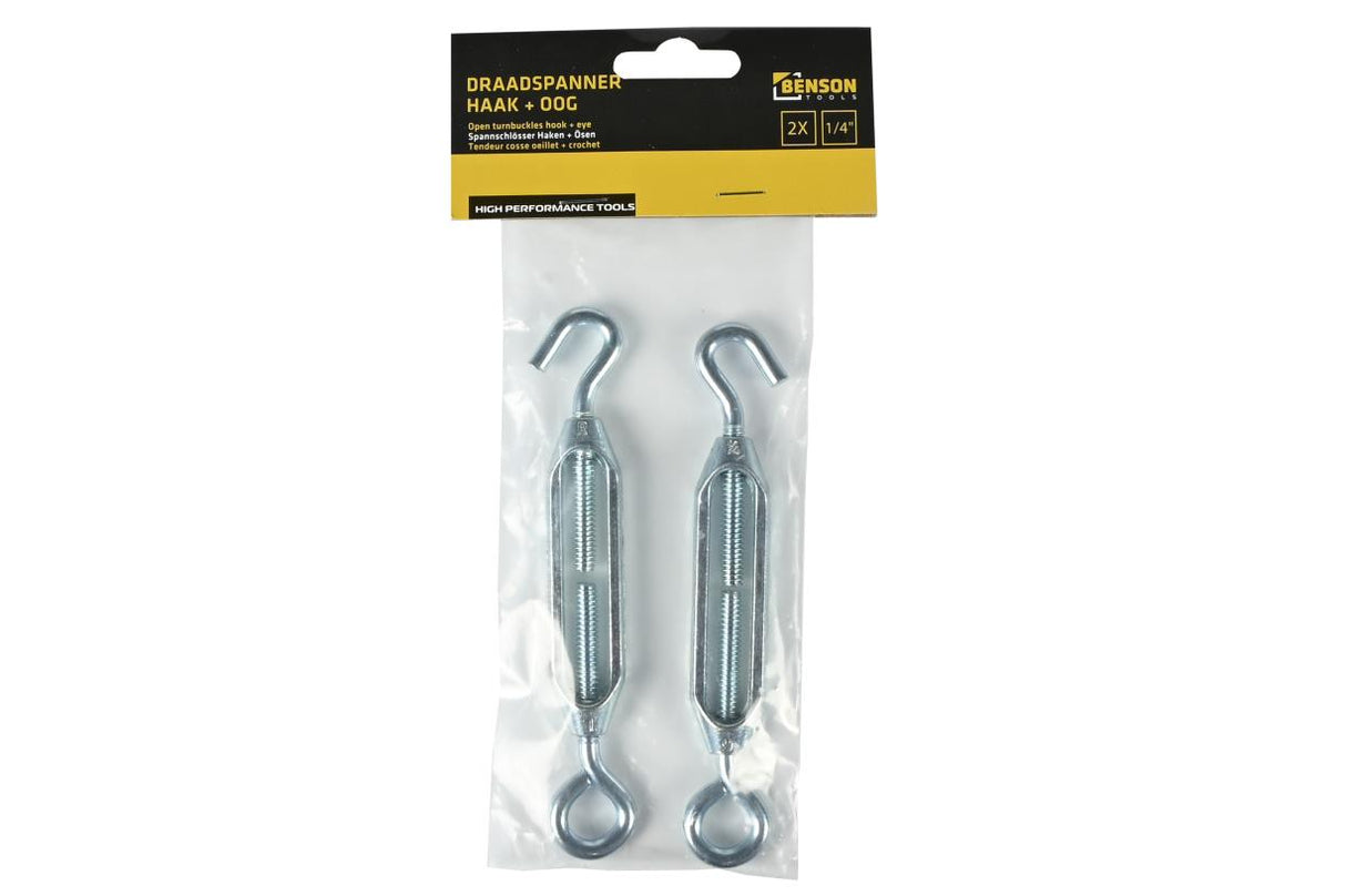 Spannschloss Haken + Öse 1/4" 2-tlg