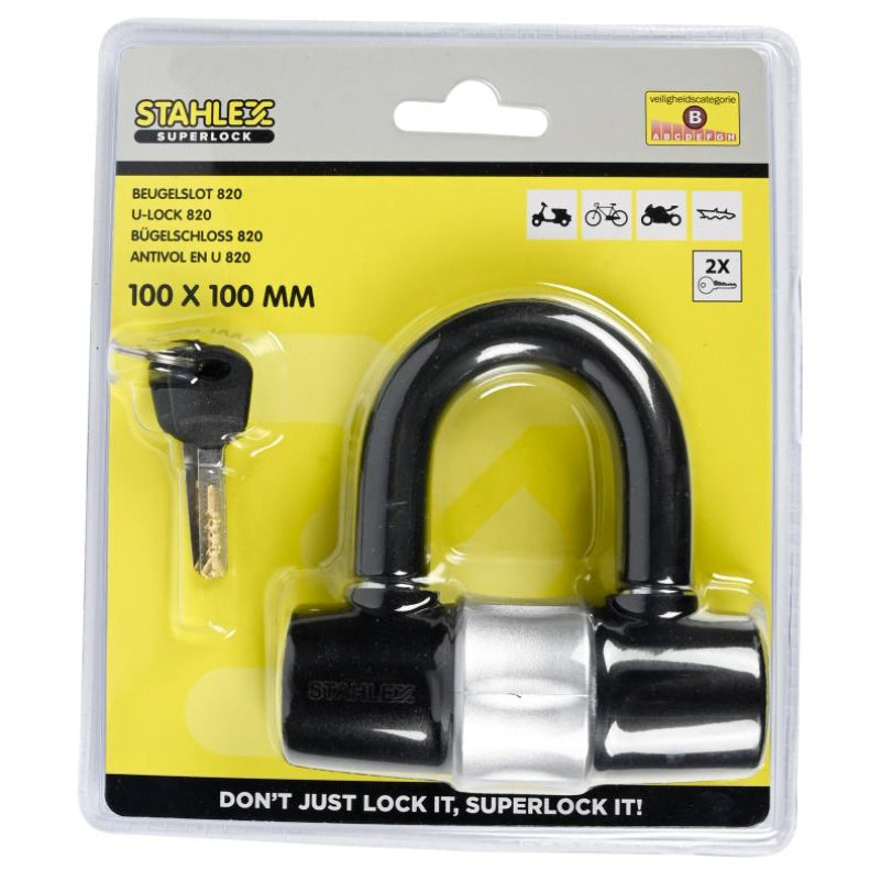 U-lock 820 100 x 100 mm compact