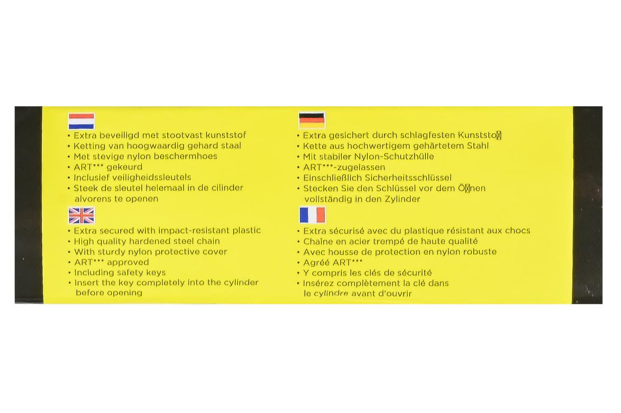 Chain padlock 302 ART*** 10 x 1400 mm