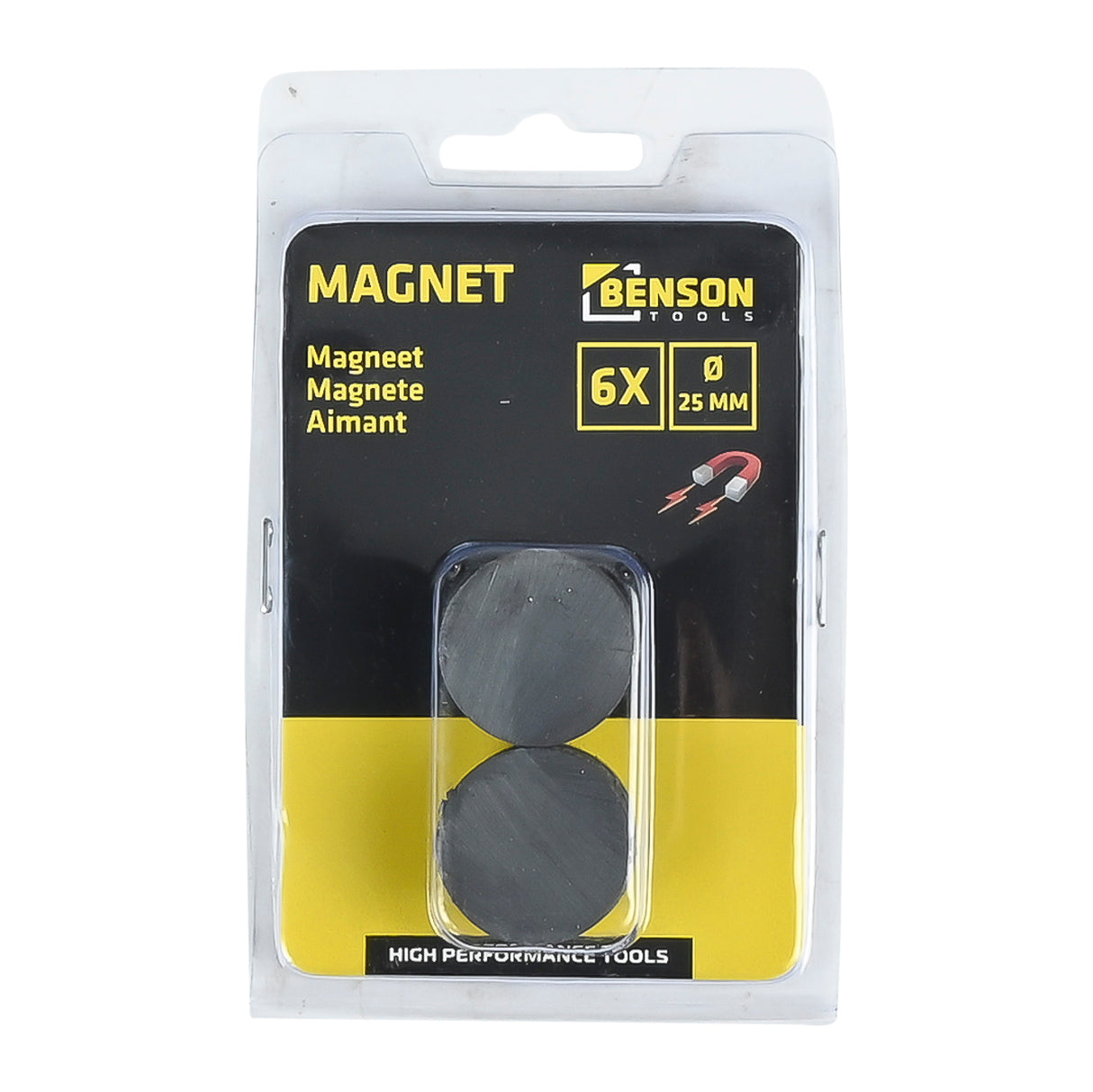 Magnet 25 mm 6 pcs round