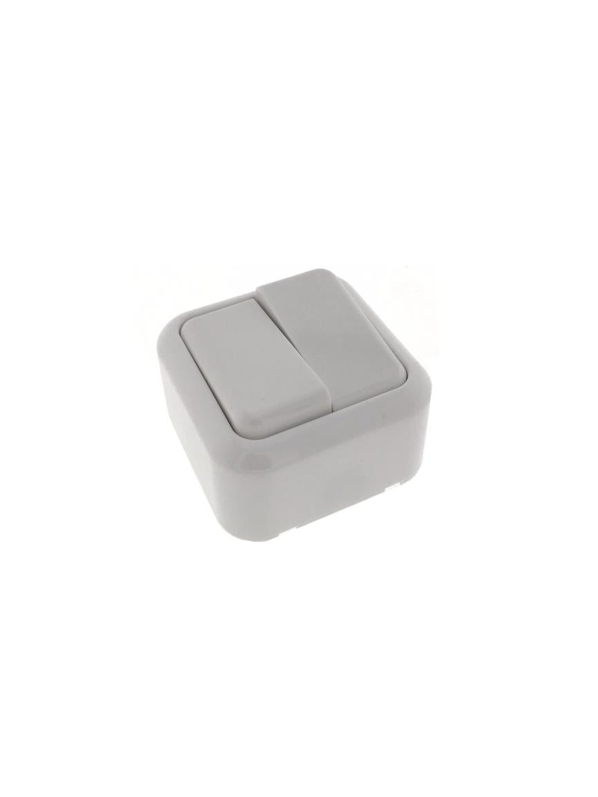 Switch toggle surface mounted white