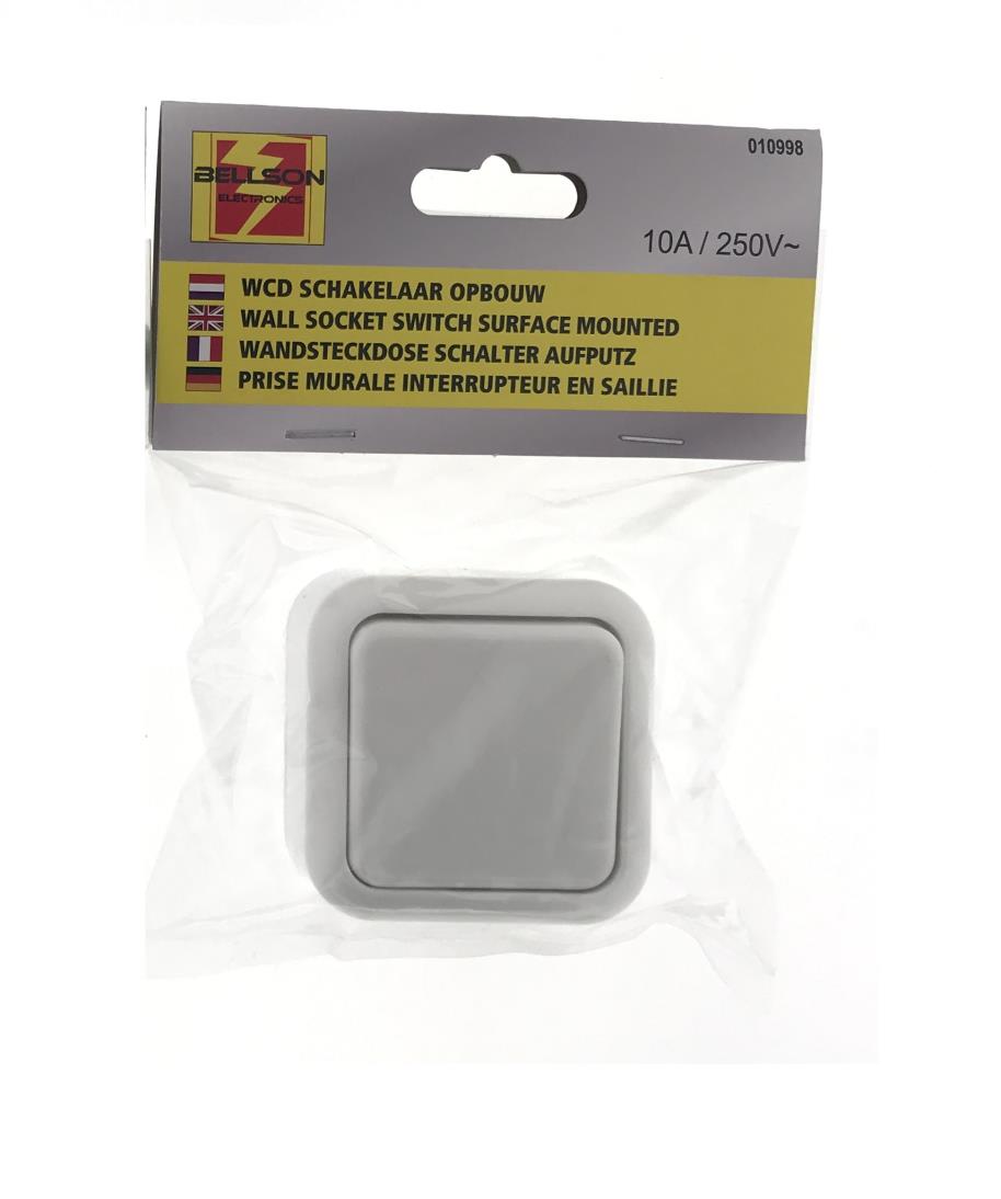 Switch surface mounted white
