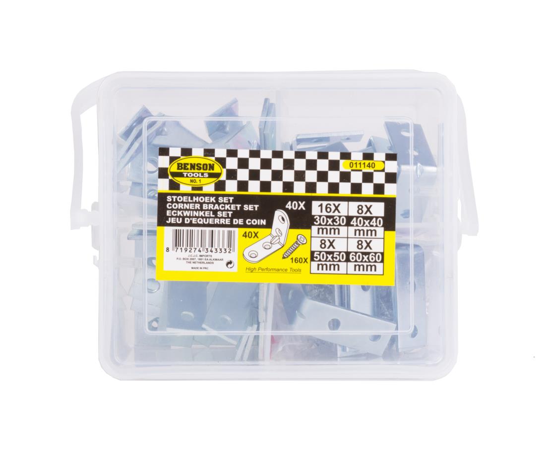 Corner bracket set 40 pcs