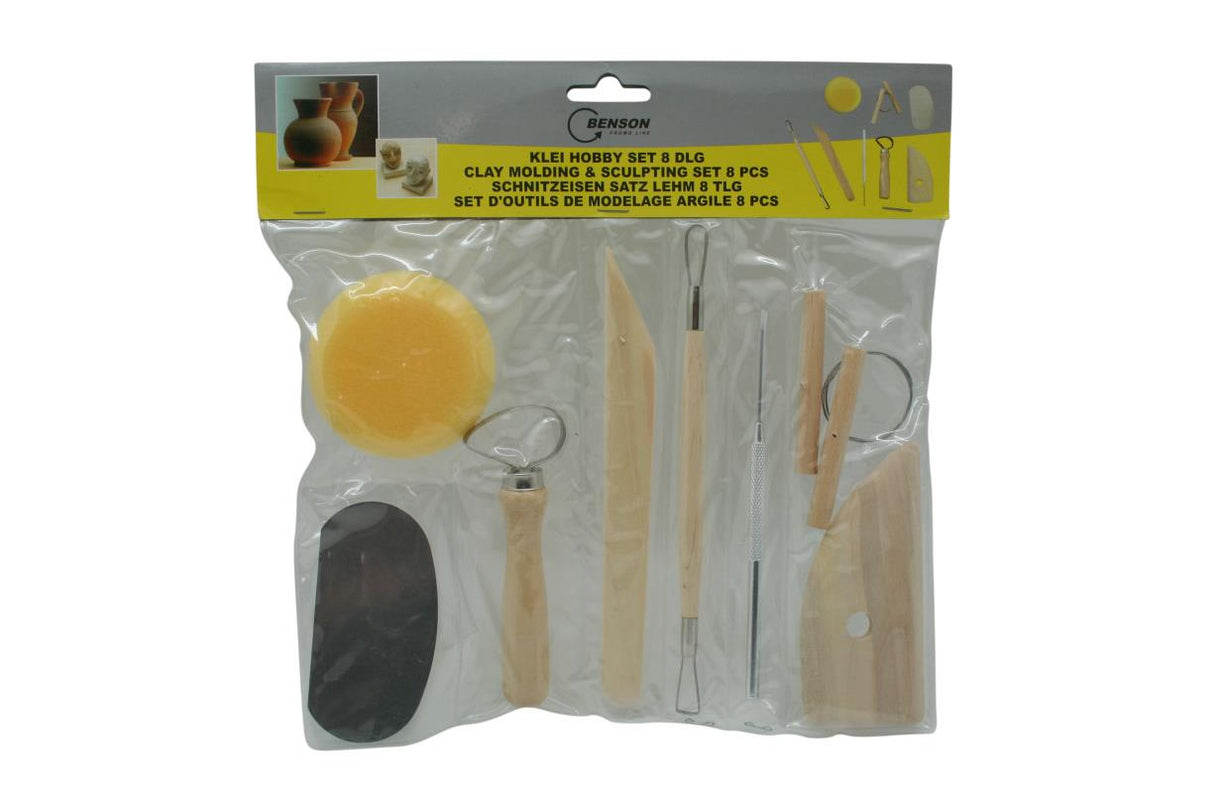 Set d'outils de modelage argile 8 pcs