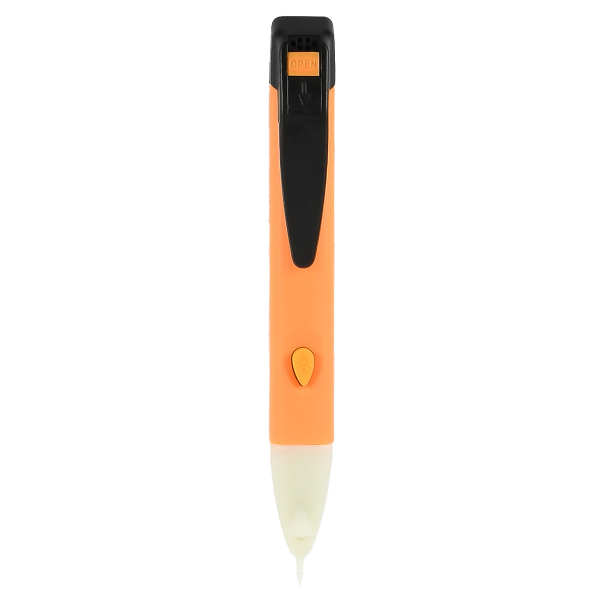 Non-conductive voltage tester with LED
