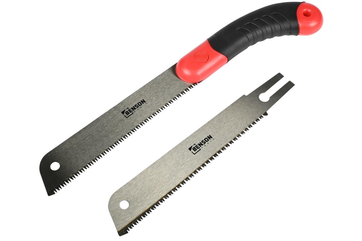 Japanese pull saw with 2 saw blades 170 mm