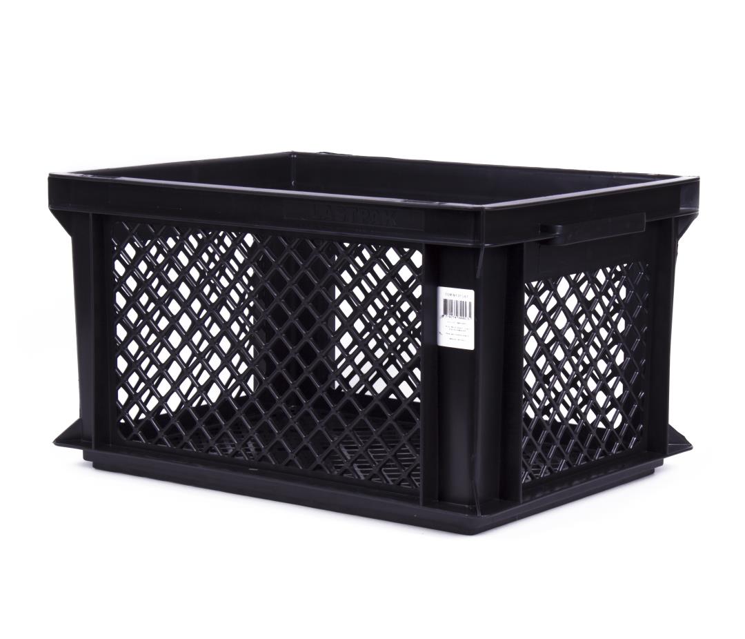 Fahrradkorb Plastik 40 x 30 x 22 cm schwarz