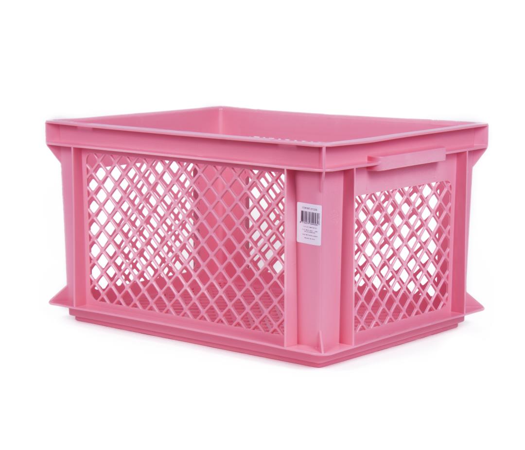 Fahrradkorb Plastik 40 x 30 x 22 cm rosa