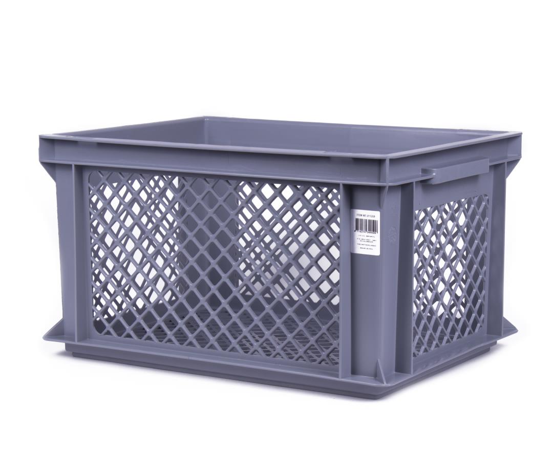 Fahrradkorb Plastik 40 x 30 x 22 cm grau