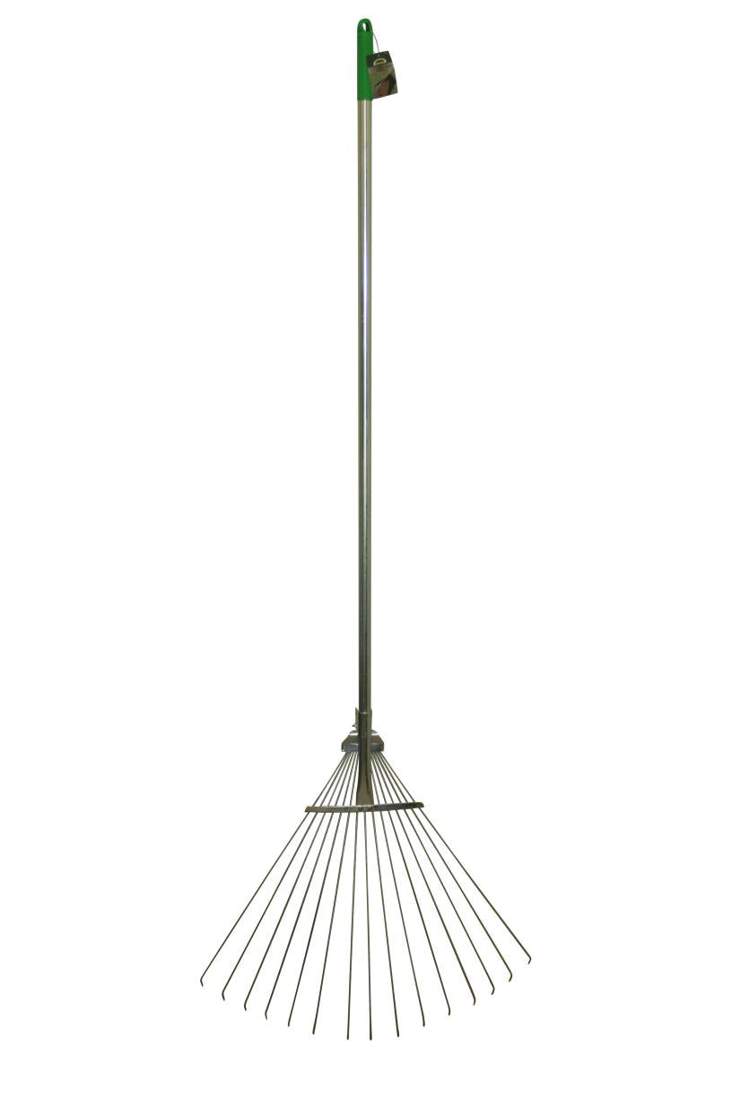 Lawn rake metal adjustable 155 cm