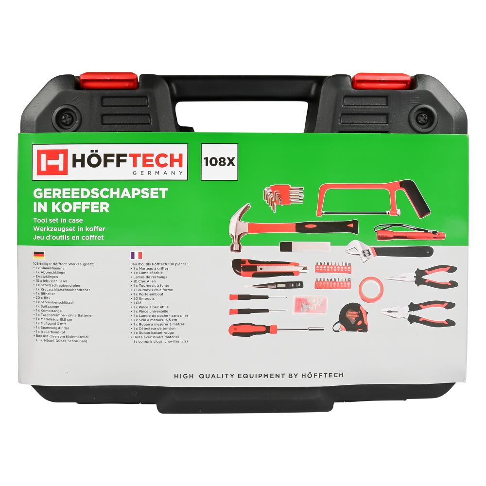 Gereedschapset 108 dlg koffer