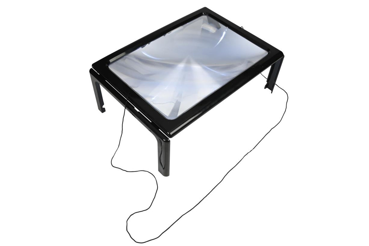 Leselupe A4 4 x LED