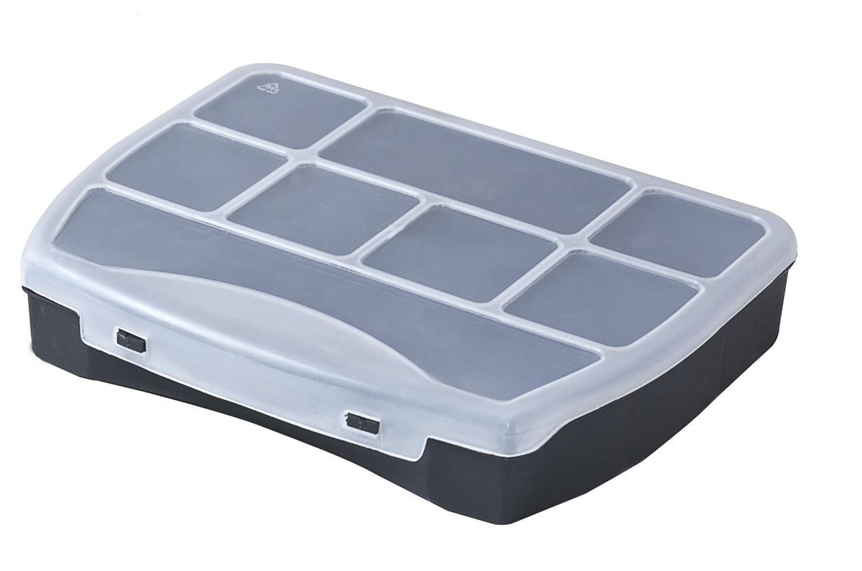 Storagebox 8 compartments 19 x 16 x 4 cm