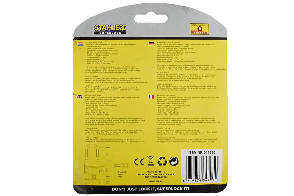 Cadenas 65 mm alarme