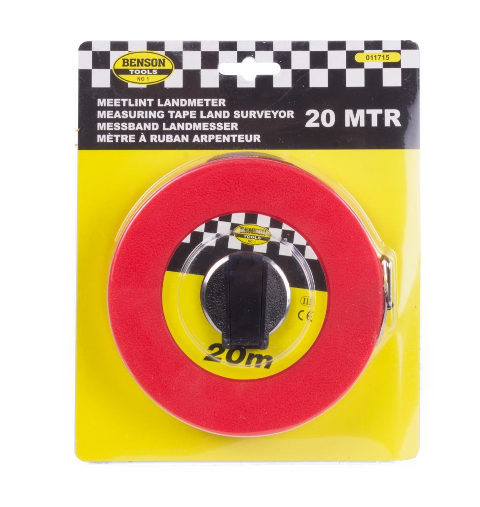 Meetlint 20 mtr landmeter
