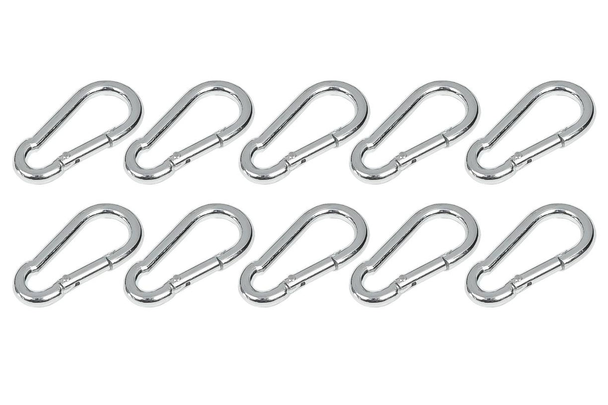 Karabijnhakenset 10 dlg 6 x 60 mm