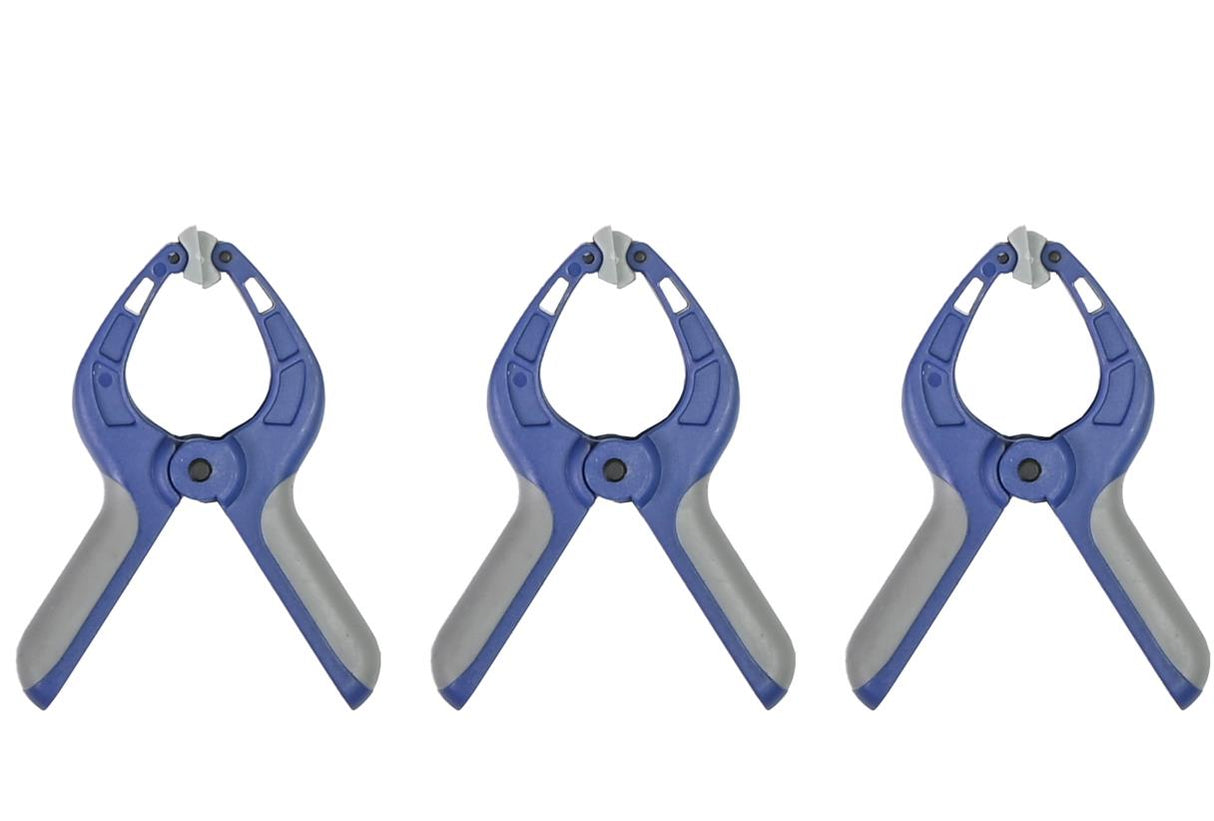 Spring clamp 35 mm 90 mm 3 pcs super blue